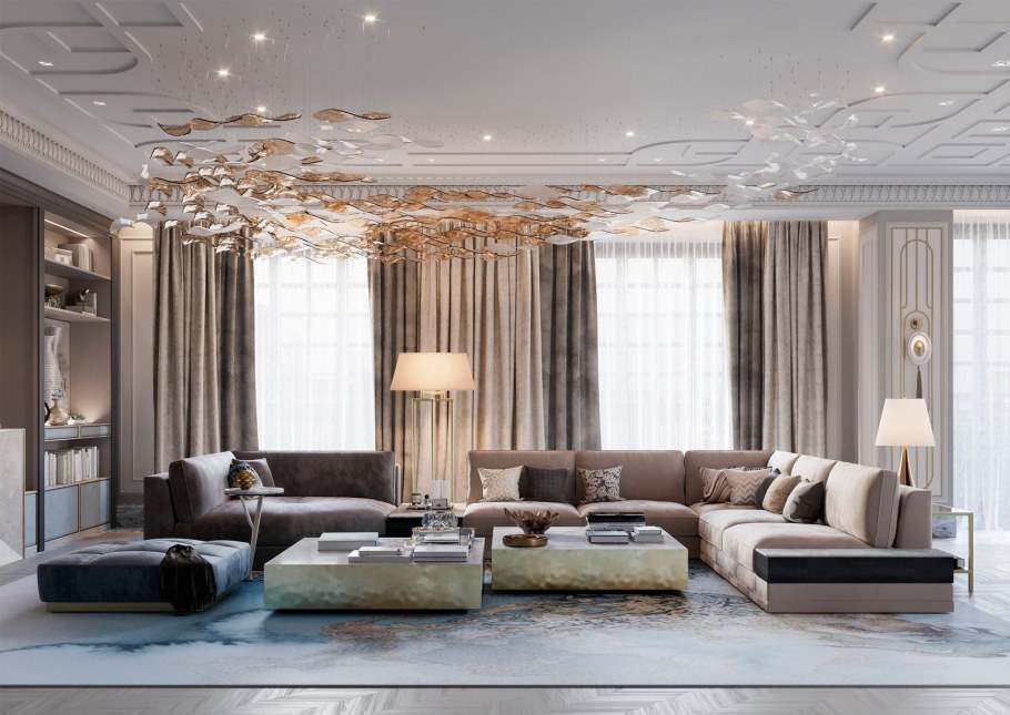 Интерьеры квартир премиум класса