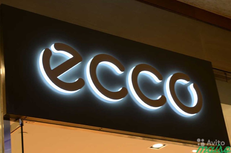 Световые буквы с контражуром