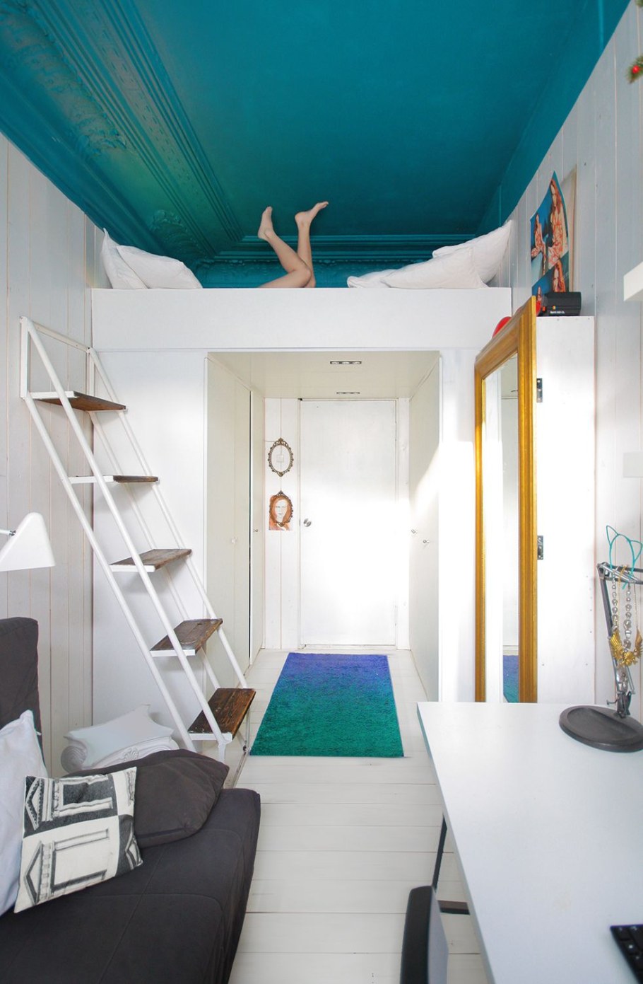 Зонирование квартиры студии 28 кв.м