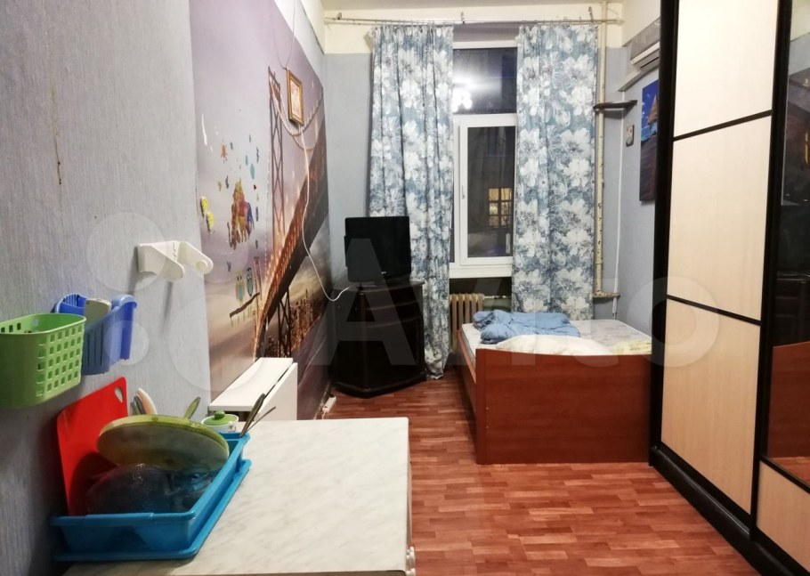 Современный интерьер коммунальной комнате