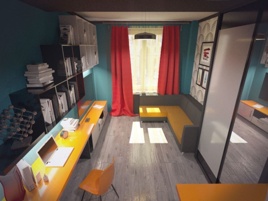 Планировка комнаты в коммунальной квартире