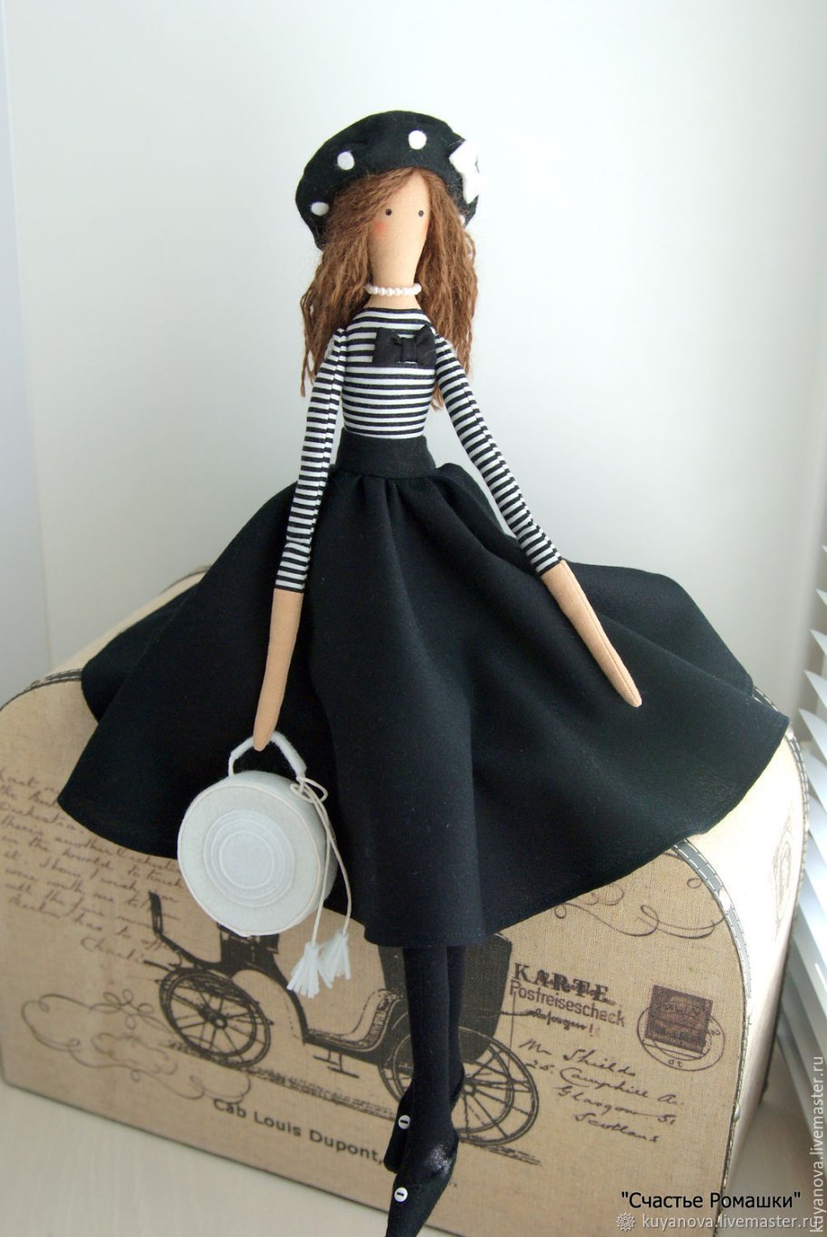 Кукла француженка крючком
