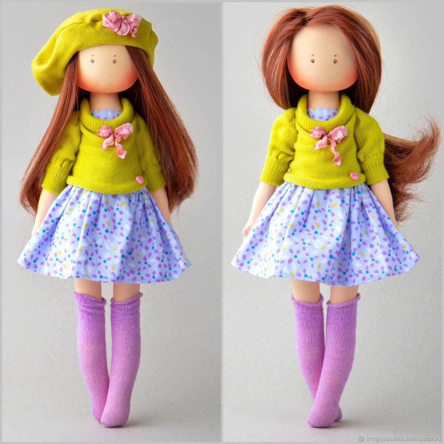 Куклы малышки текстильные