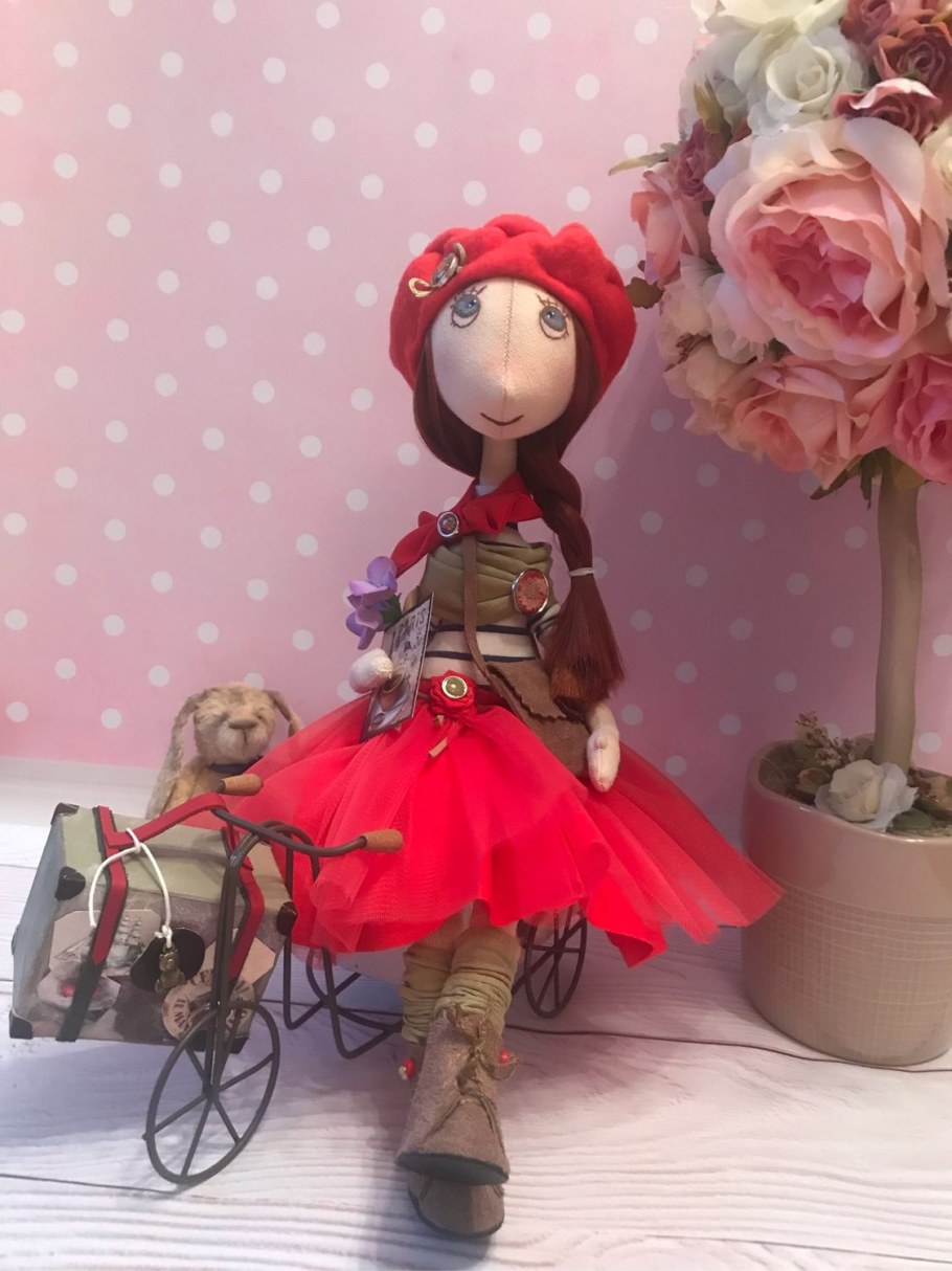 Текстильная кукла Мэри