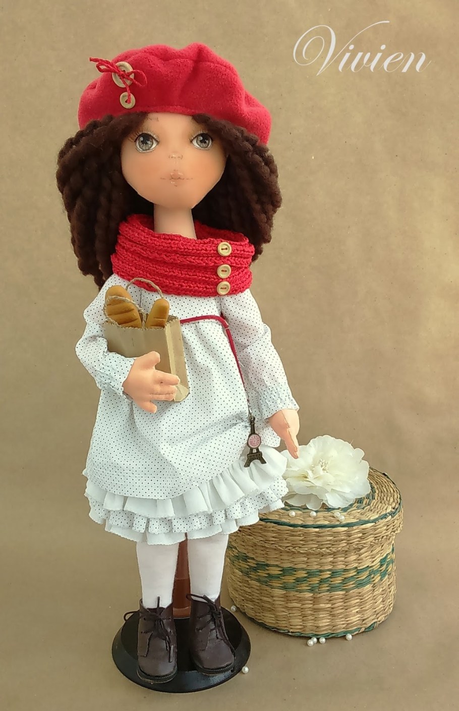 Текстильная кукла французская коллекция