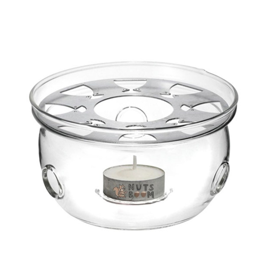 Подставка для подогрева чайника металл белая сфера 5384908