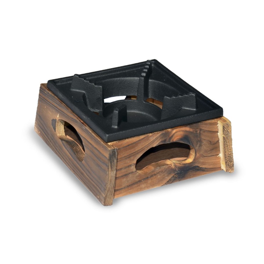 Стеклянный чайник с подставкой