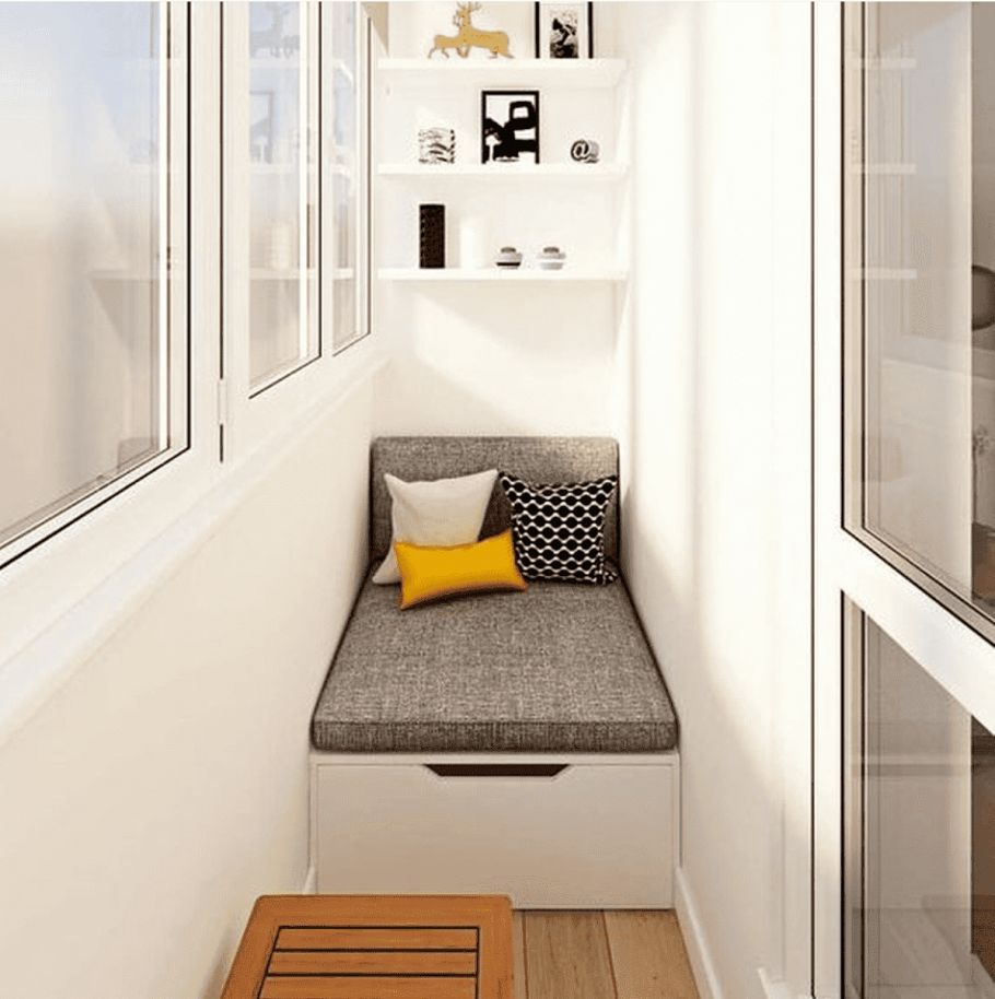 Отделка балкона в панельном доме