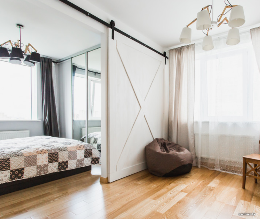 Зонирование спальни