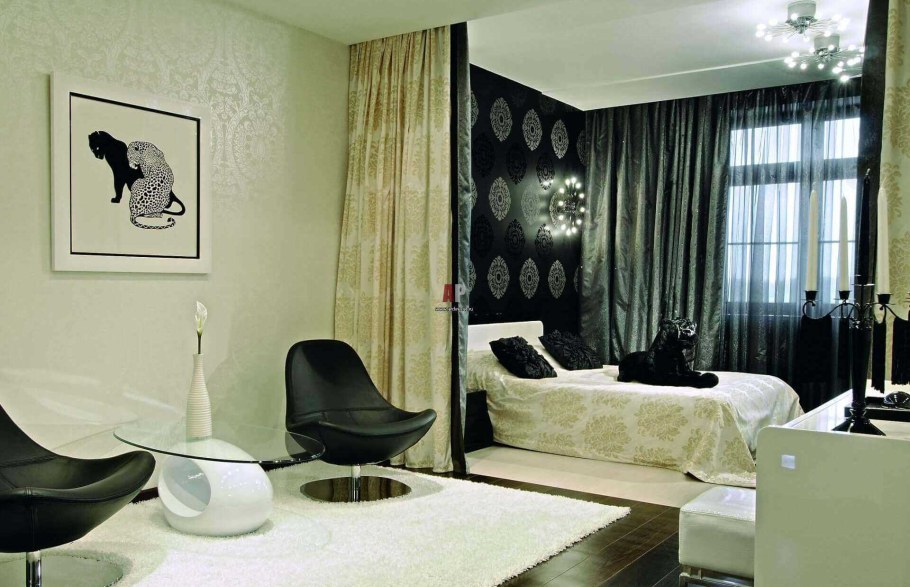 Современные перегородки в спальне