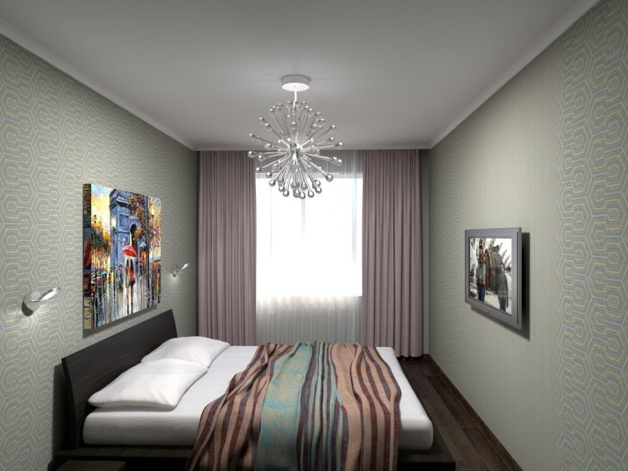 Бюджетный интерьер спальни