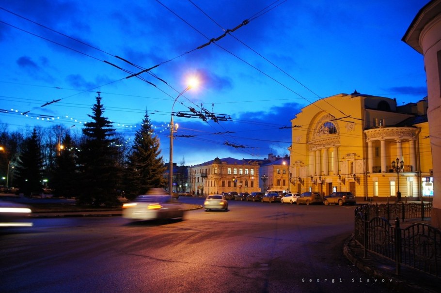 Ярославль стрелка слияние двух рек