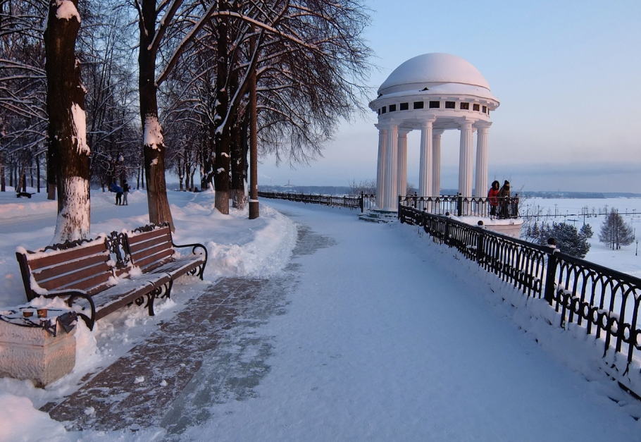 Волга Ярославль Волжская набережная