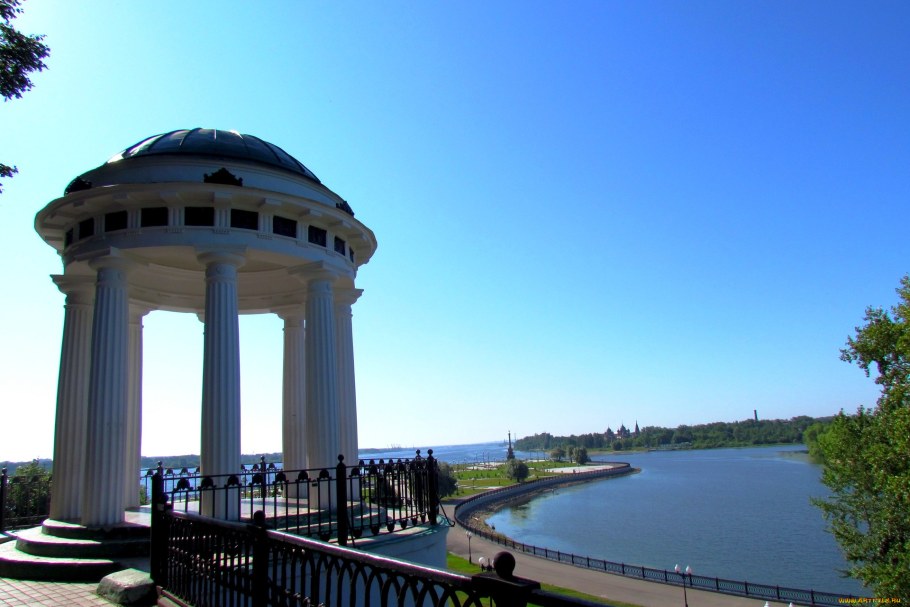 Волжская набережная Ярославль