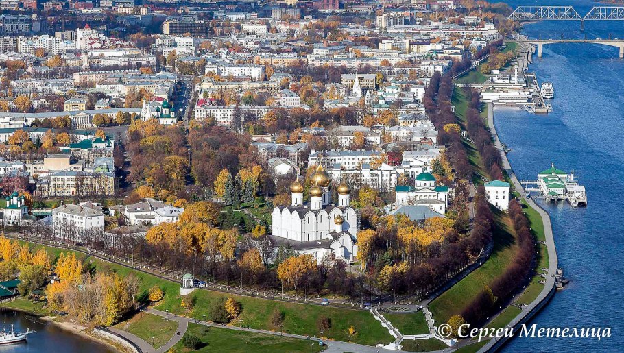 Набережная Ярославль зима