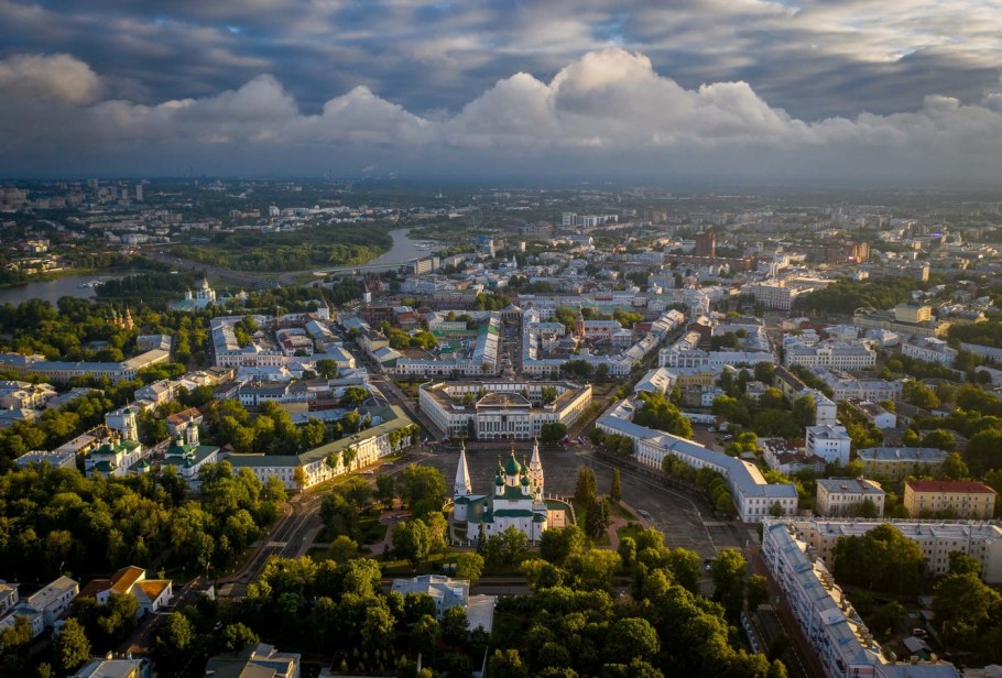 Ярославль набережная стрелка