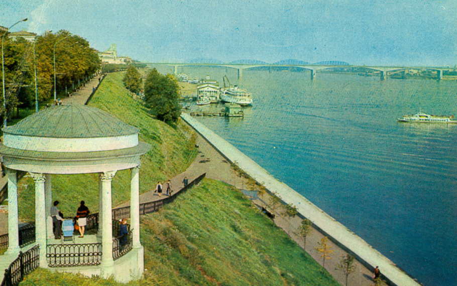 Стрелка Волги и Которосли Ярославль