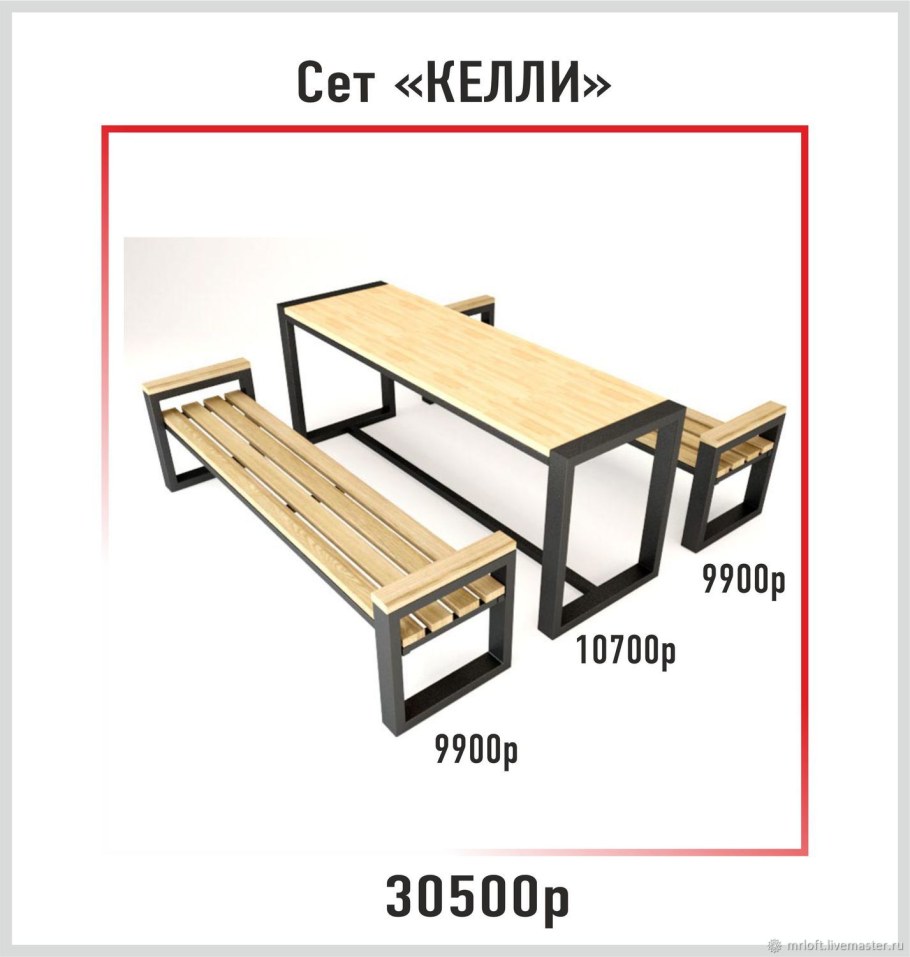 Подстолье в стиле лофт чертежи