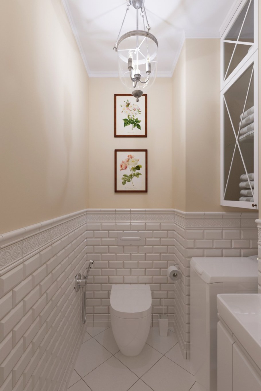 Ванная в коридоре