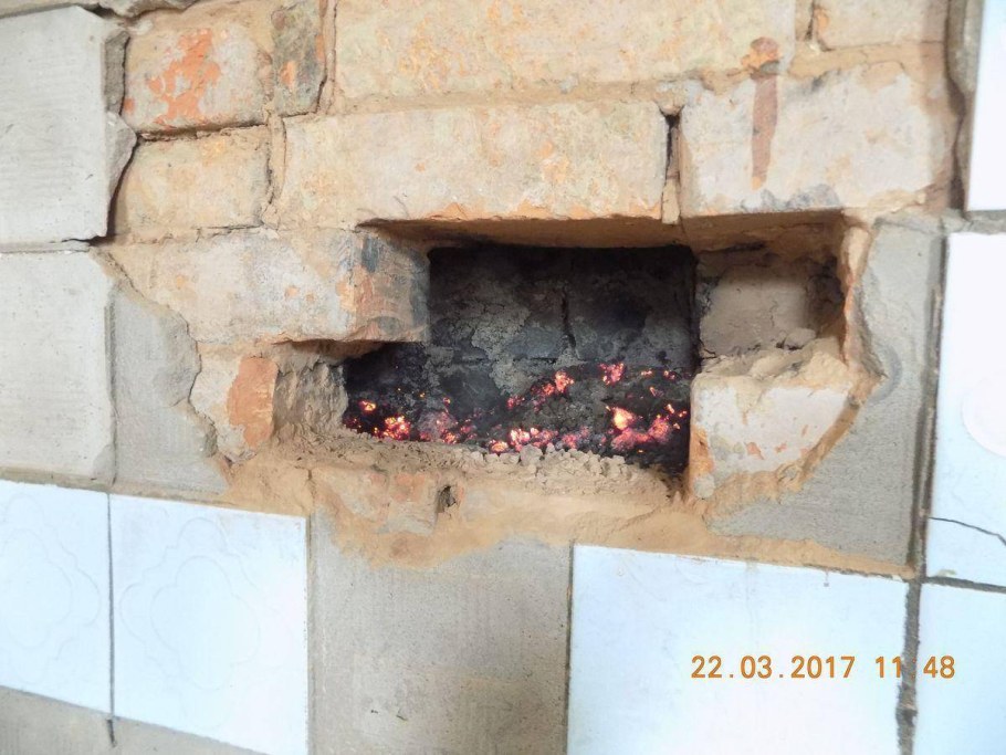 Отремонтировать печь из кирпича