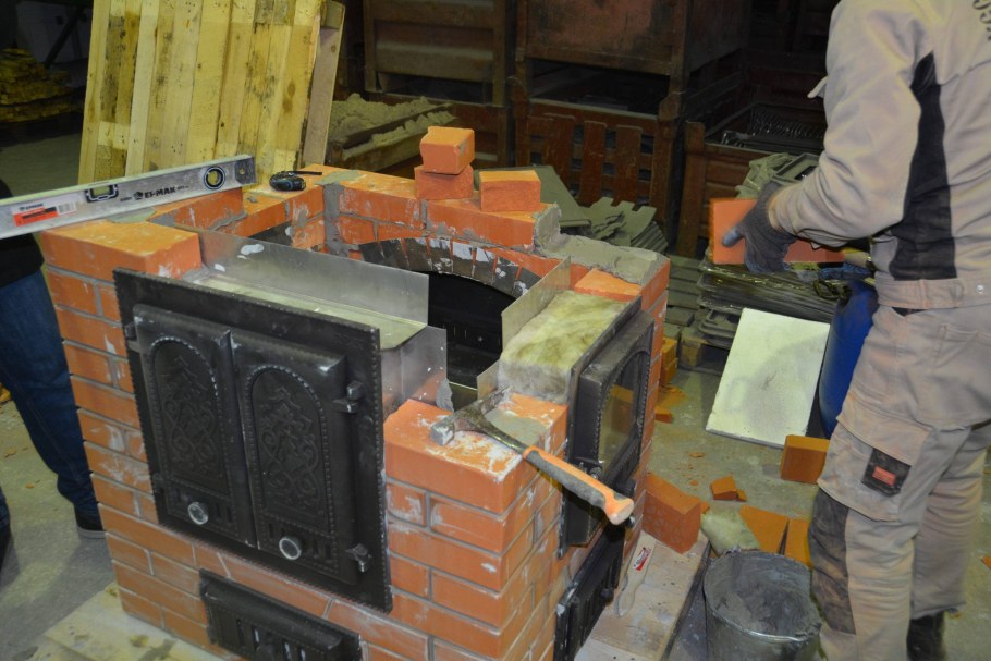 Печь покрашенная термостойкой краской