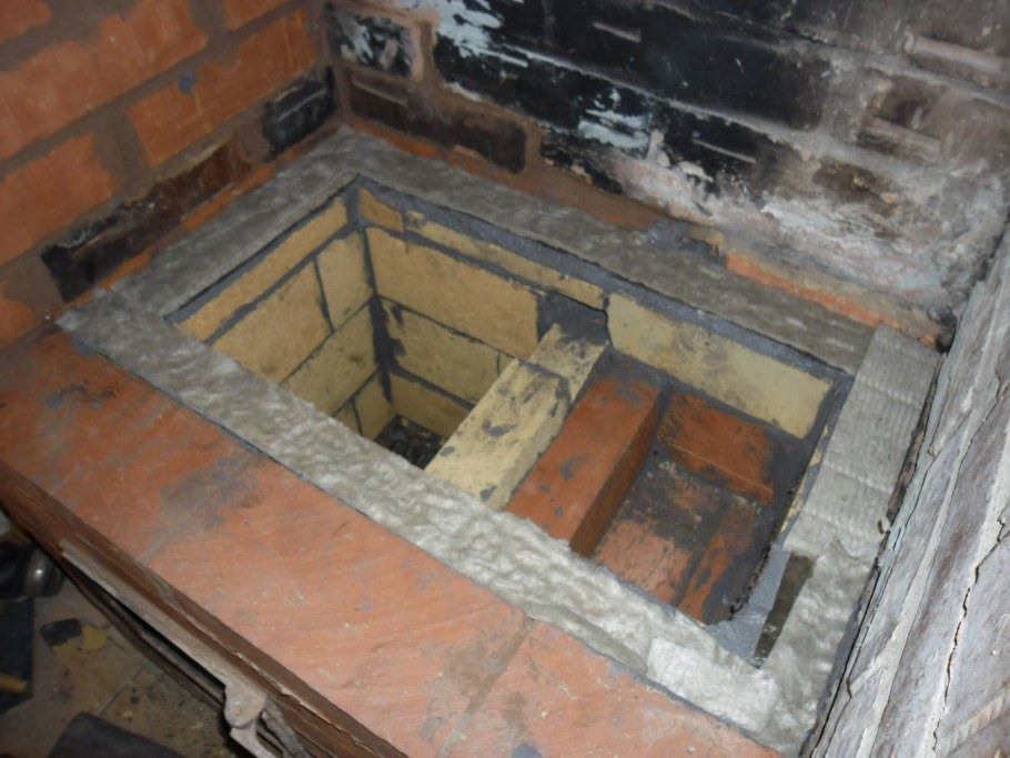 Простая печь из кирпича