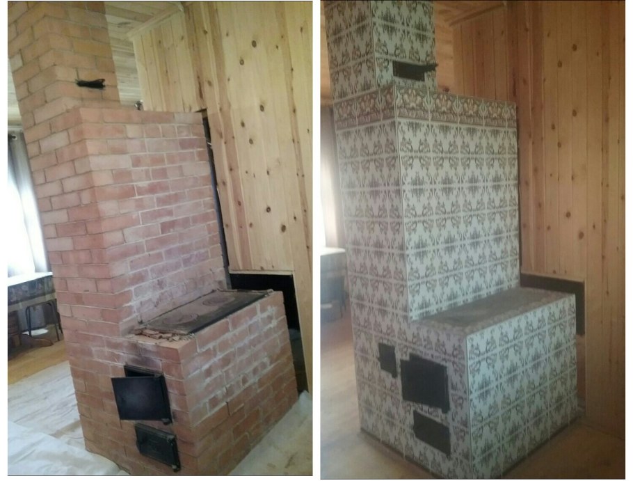 Футеровка топки кирпичной печи