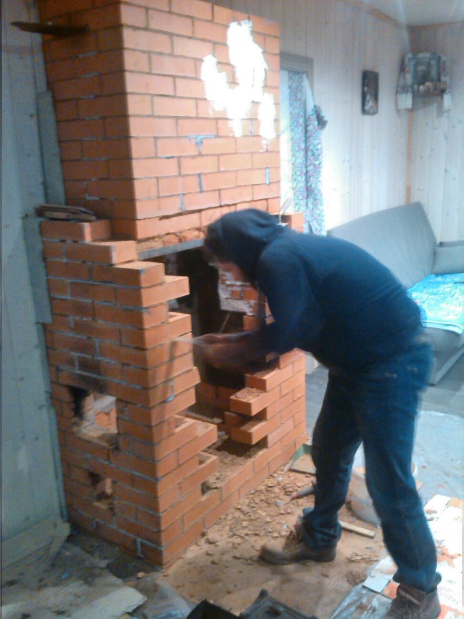 Старинная русская печь кладка