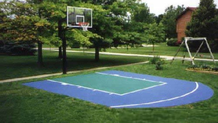 Покрытие для баскетбольной площадки на даче
