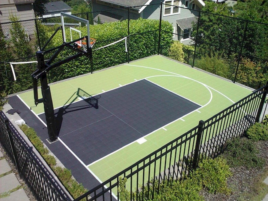 Баскетбольное кольцо на участке