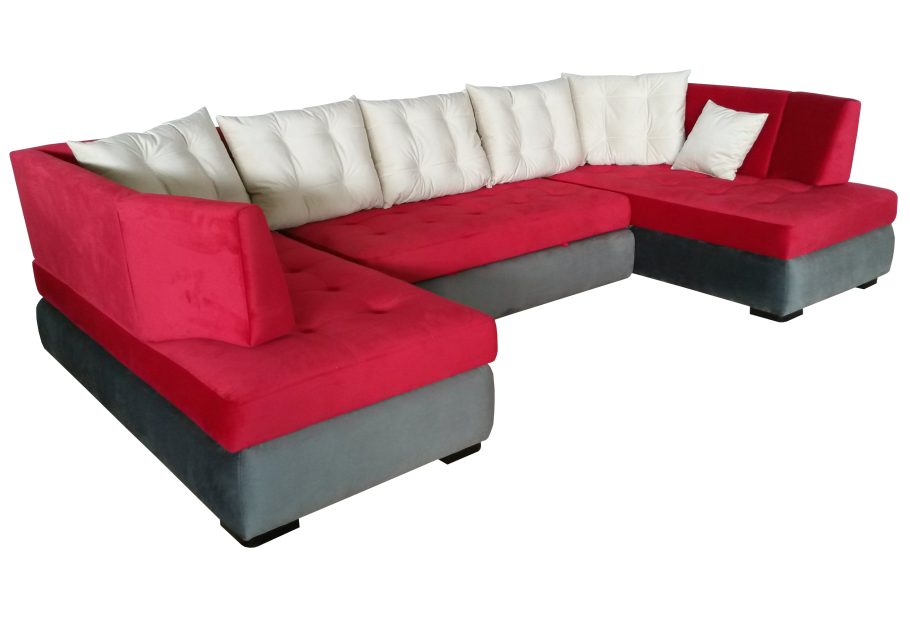 Коричневый диван Пума