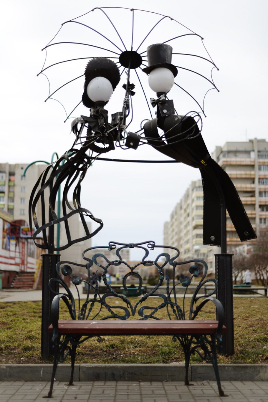 Парк Тренева Симферополь кованая Россия