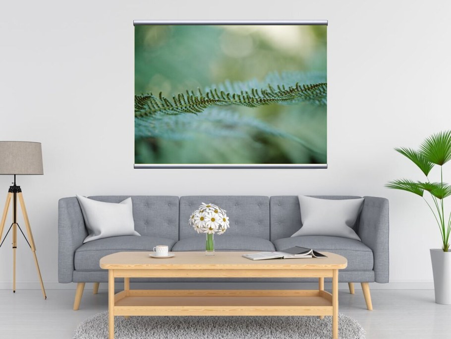 Акварельные листья пальмы