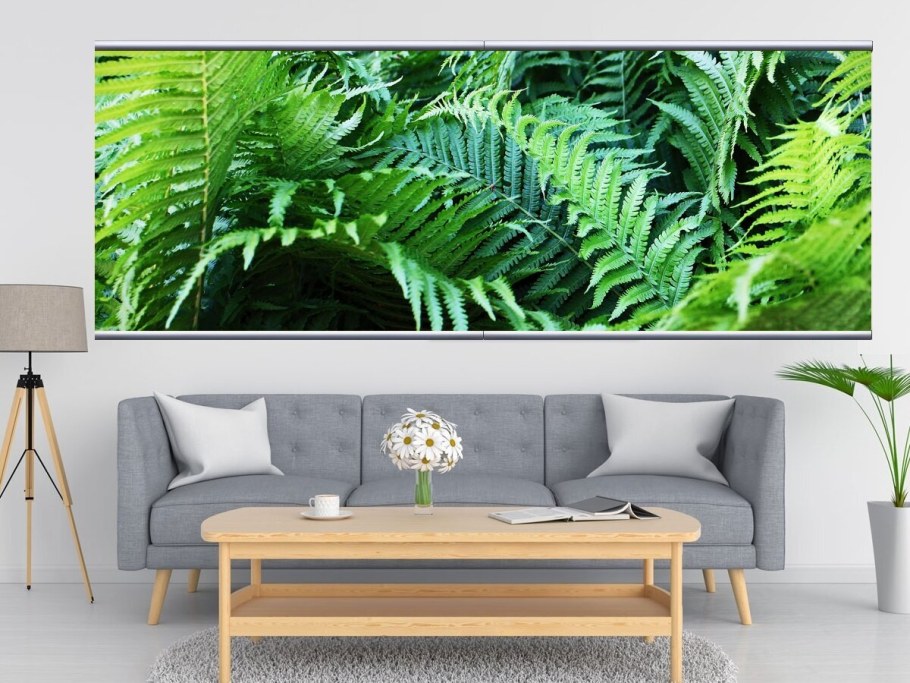 Постер папоротник в интерьере