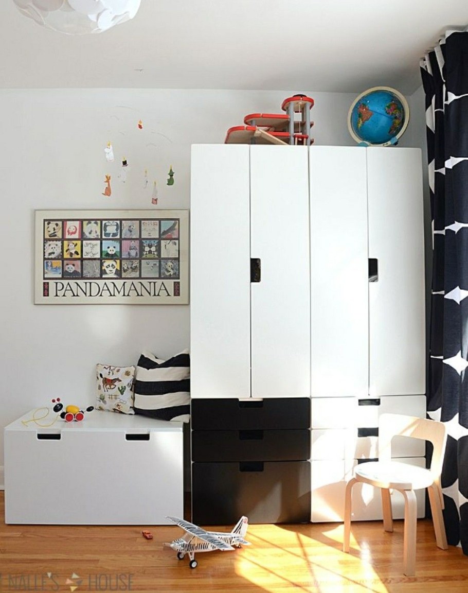 Икеа СТУВА шкаф черный