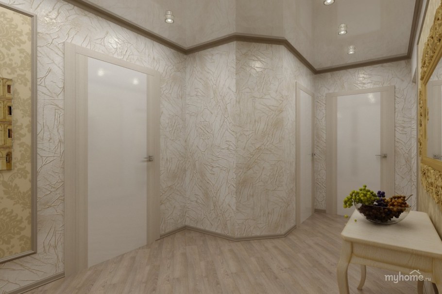 Декаритвнаяштукатурка в прихожей