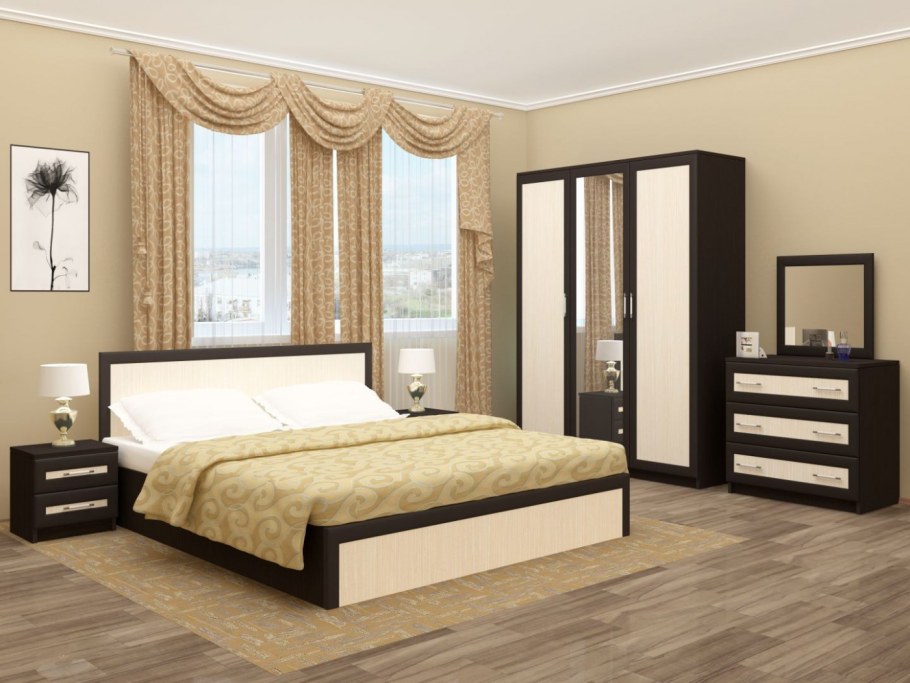 Спальный гарнитур Юлианна дуб феррара