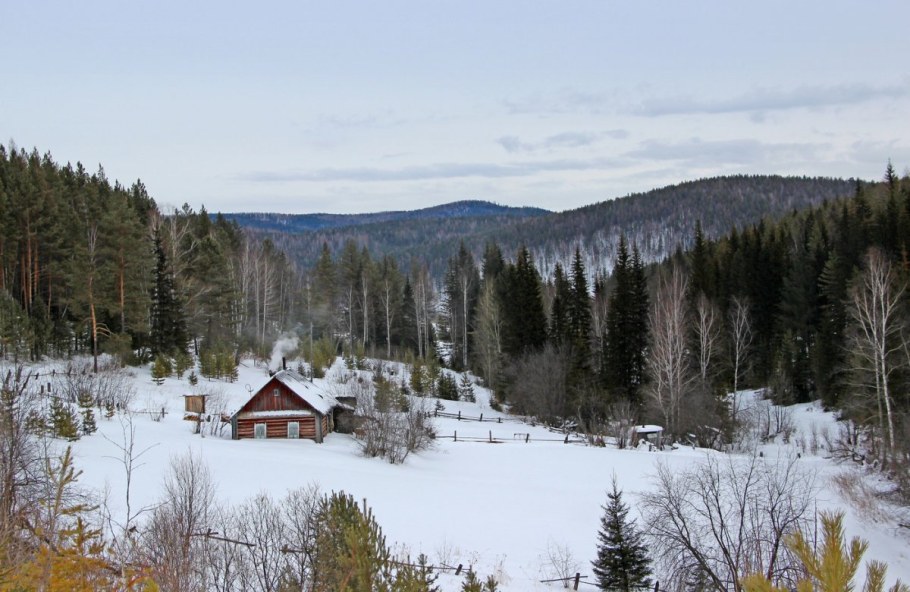 Скит старообрядцев Сибири