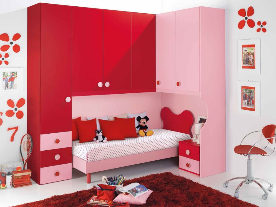 Кровать ева клюква