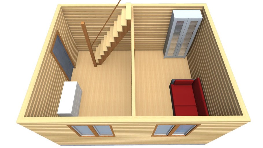 Дачная бытовка 6х5 планировка
