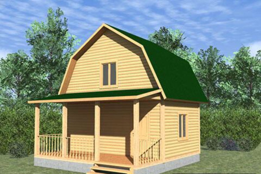 Дом из бруса 6х6 Енисей