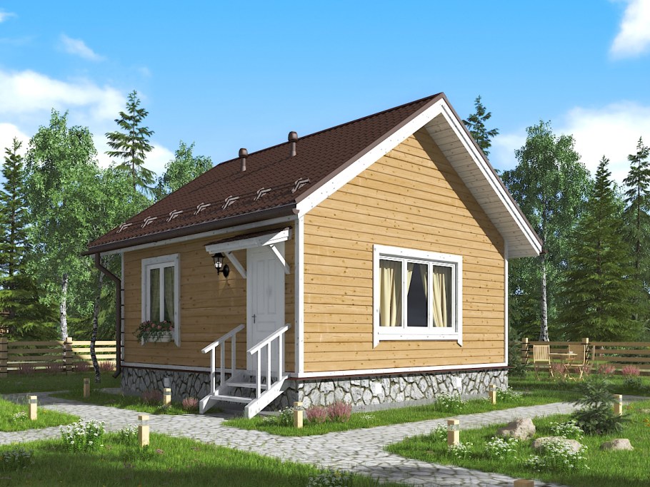 Дачный домик 6х5 одноэтажный