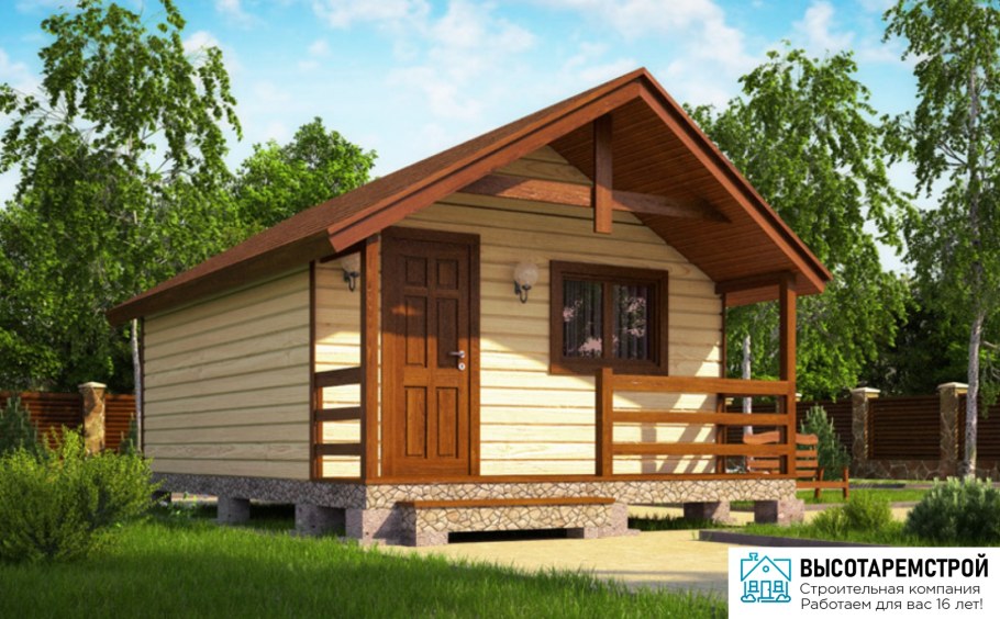Каркасный дом 4х5
