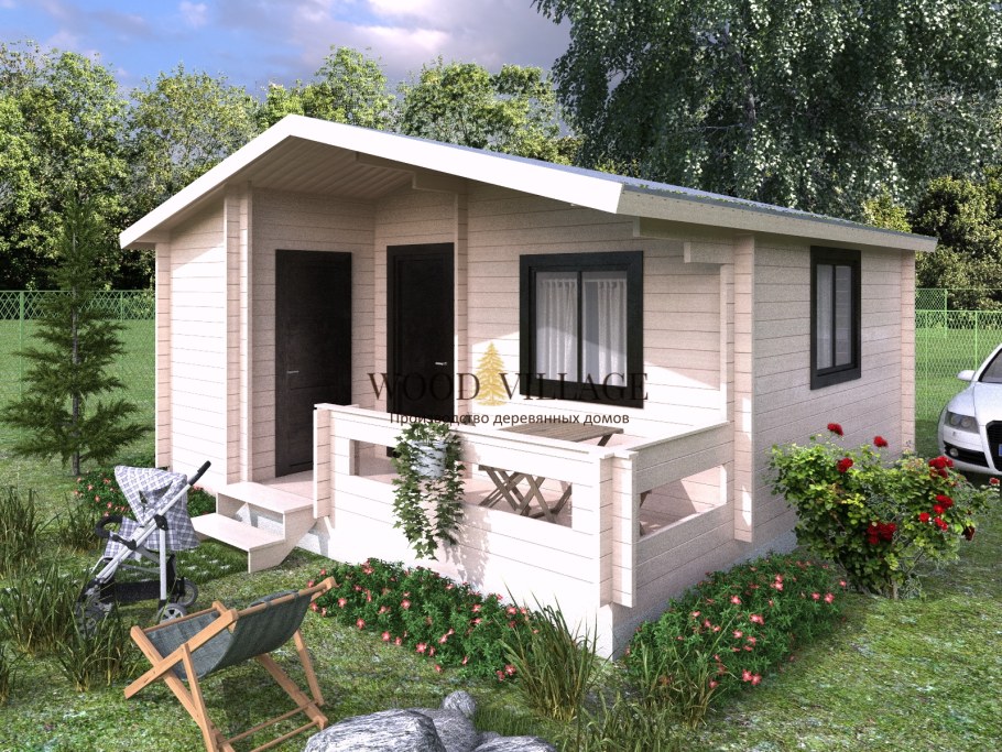 Домик садовый (2.3х4 м)