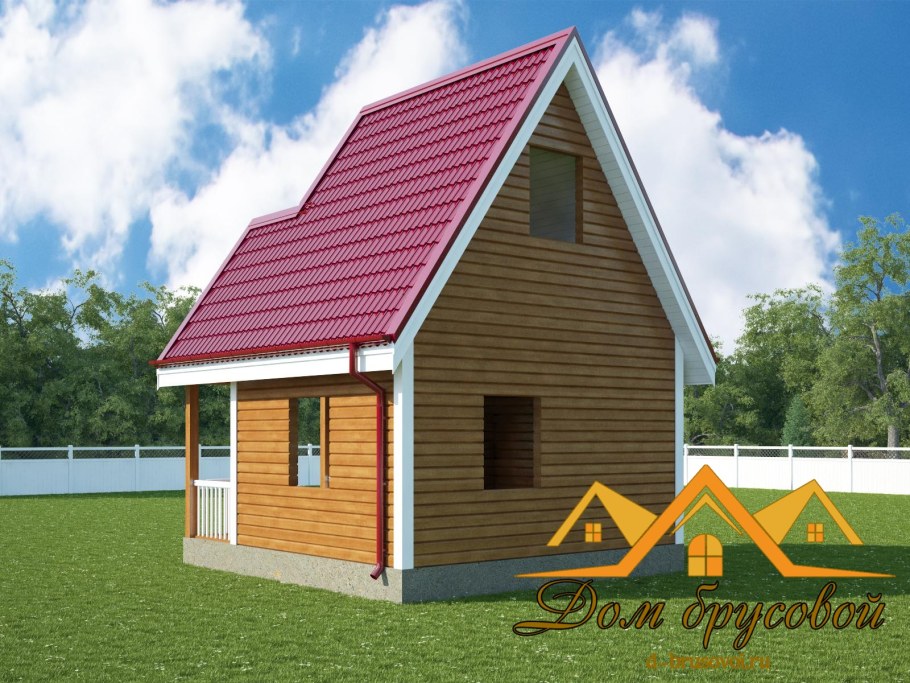 Дом из бруса 4 на 5