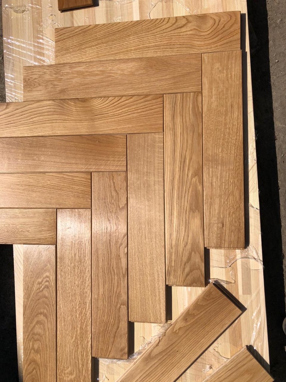 Штучный паркет “натур” крупноформатный 90мм