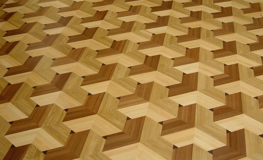 Наборный паркет плетенка двойная Лин