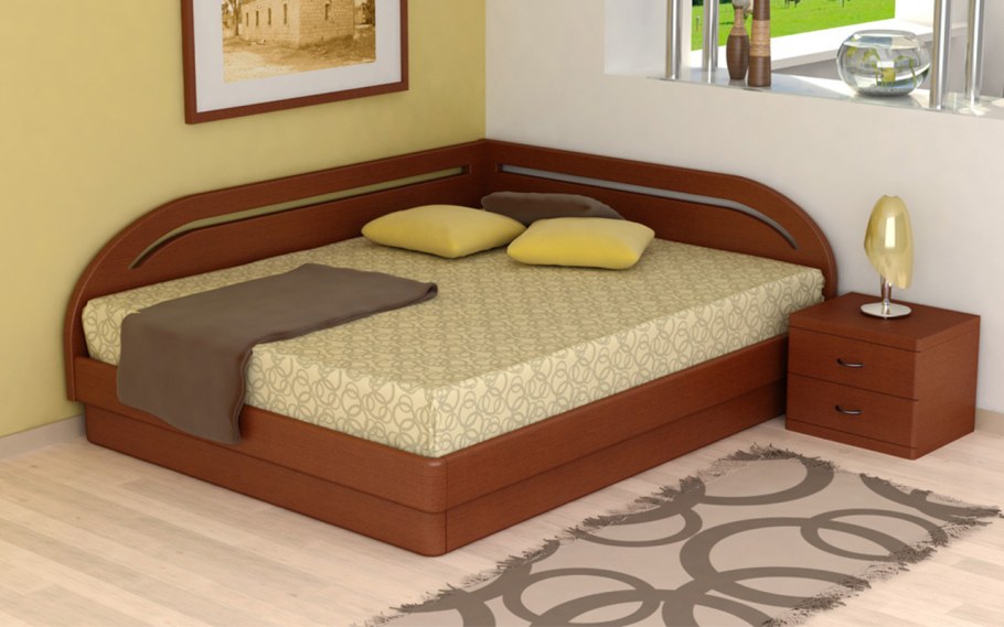 Кровать угловая Торис Юма