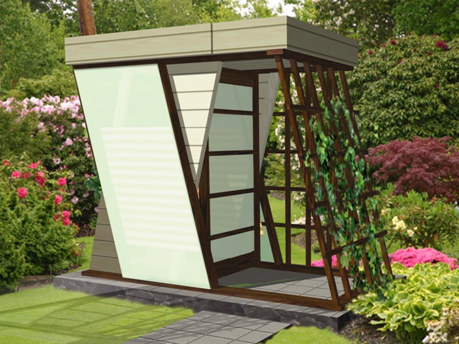 Дачный туалет внутри