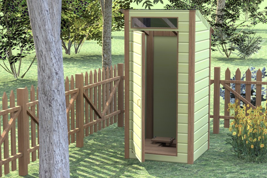 Туалет типа пудр-клозет